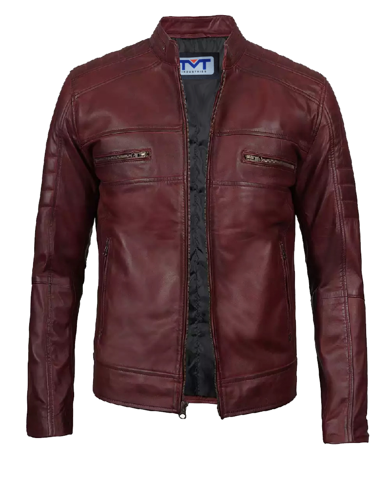 TMT GEARS | Brown leather jacket