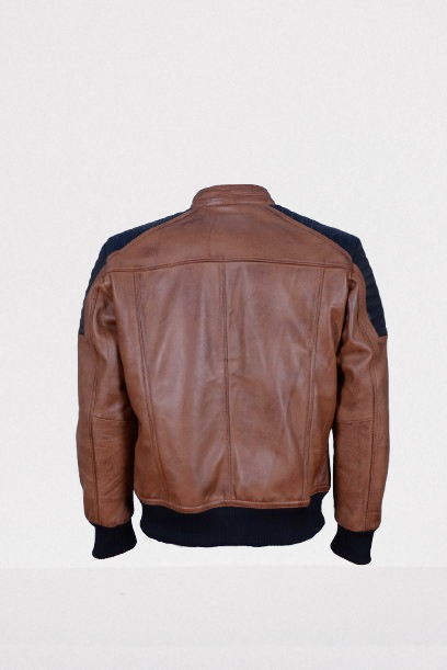 TMT GEARS | BROWN LEATHER JACKET