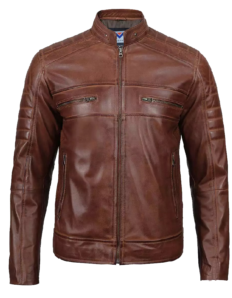 TMT GEARS | Brown leather jacket