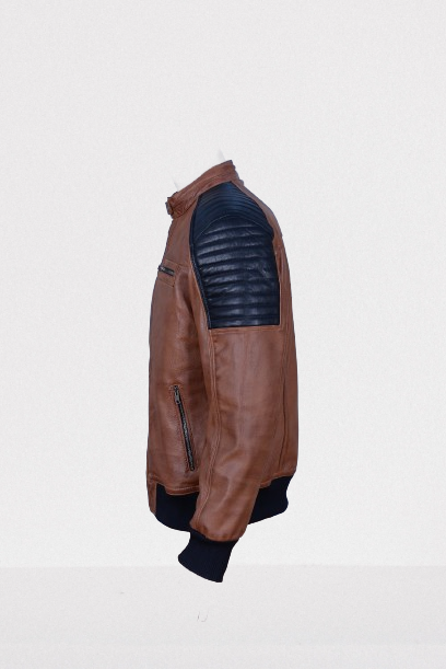 TMT GEARS | BROWN LEATHER JACKET