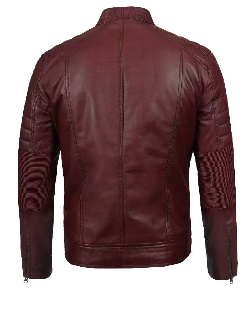 TMT GEARS | Brown leather jacket