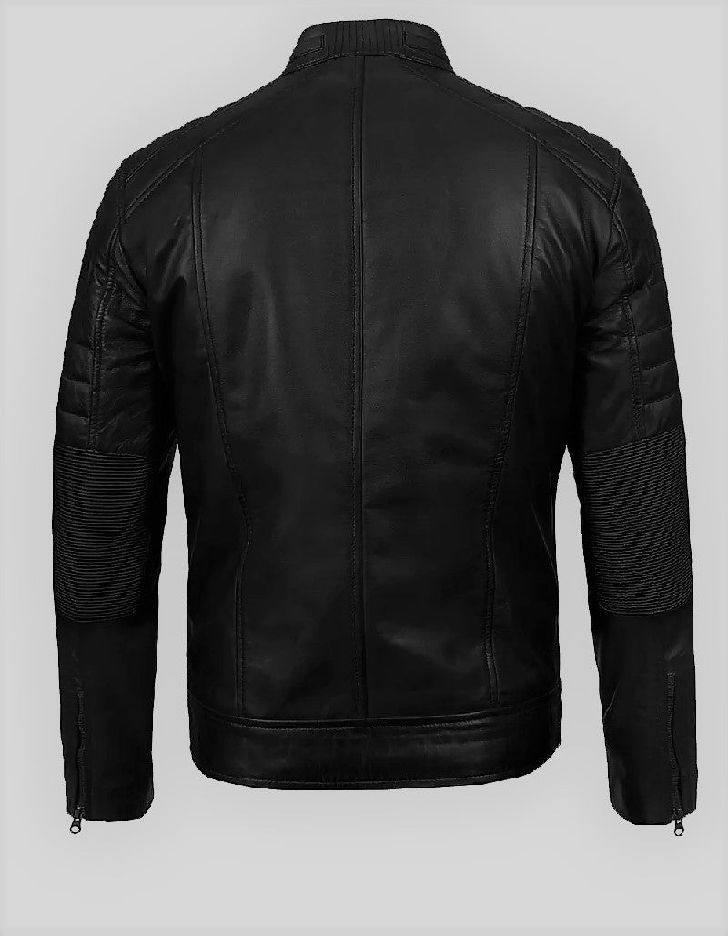 TMT GEARS | Brown leather jacket