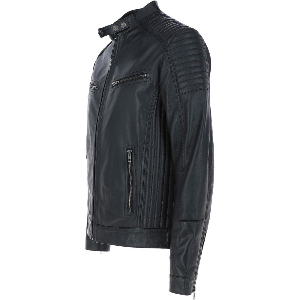 Black Leather Jacket Men